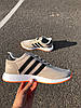 Чоловічі кросівки Adidas Iniki Runner M Beige Black Orange BY9722, фото 7