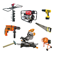 інструмент електро, бензо, ручний