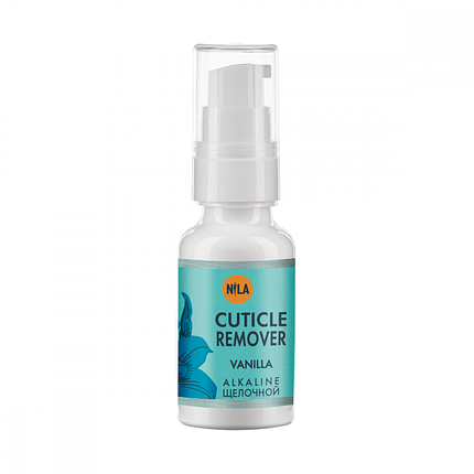 Nila Cuticle Remover ремувер для видалення кутикул лужний Ваніль, пластик+дозатор, 30мл, фото 1