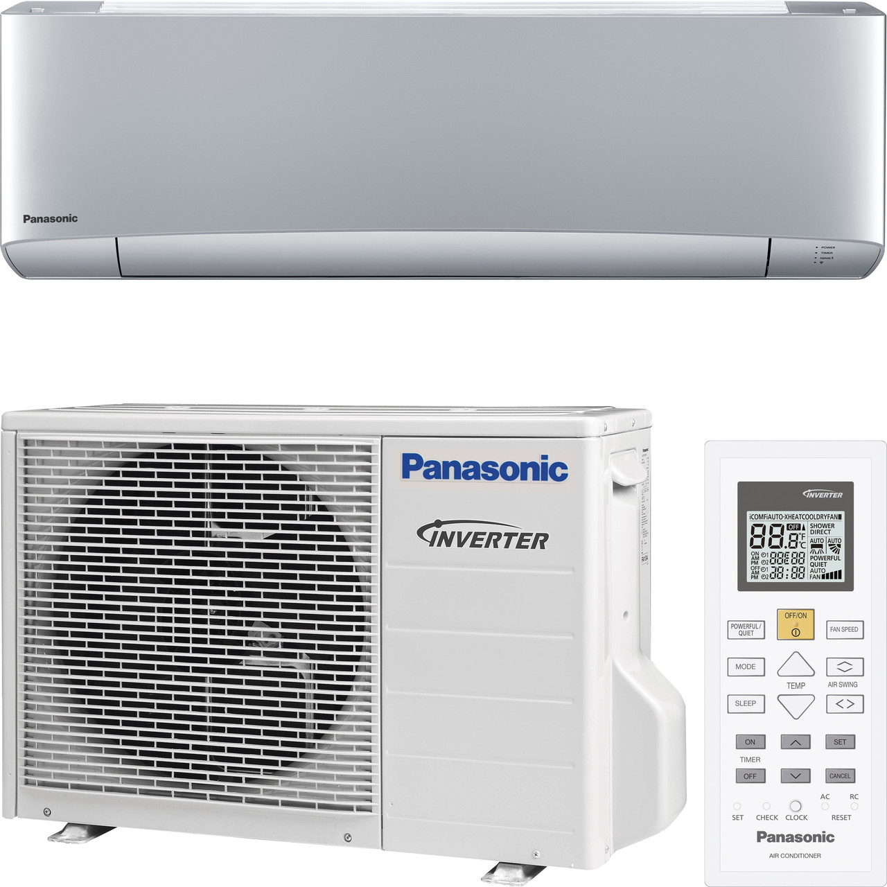 Кондиціонер спліт-система Panasonic Flagship Silver CS/CU-XZ35TKEW