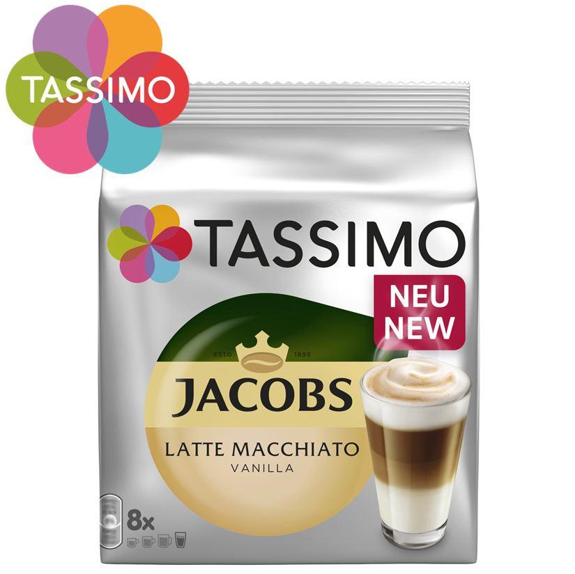 Кава в капсулах Тассімо - Tassimo Latte Macchiato Vanilla (8 порцій)
