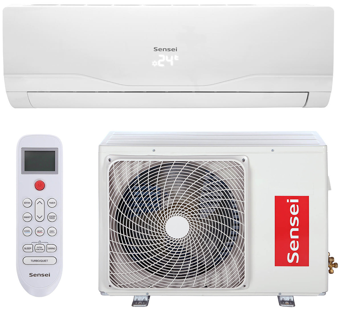 Кондиціонер спліт-система Sensei Elegant Inverter Pro SAC-09HRWE/I