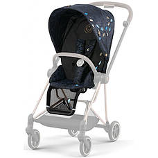 Прогулянкова коляска Cybex Mios 4.0 Jewels of Nature шасі Rosegold, фото 3