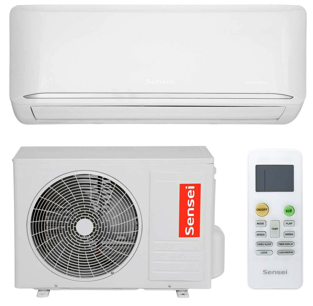 Кондиціонер спліт-система Sensei Aquilon Inverter R32 SAC-24MBWS/I
