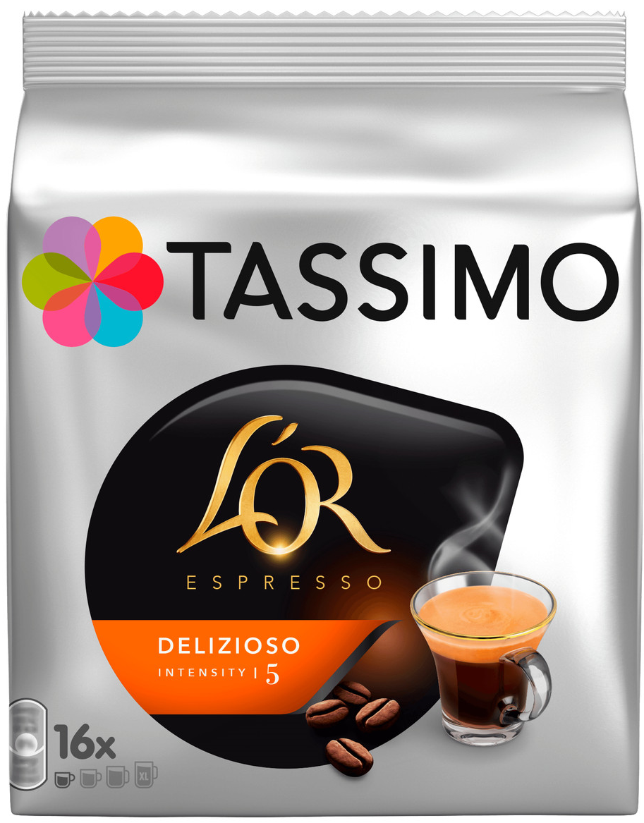 Кава в капсулах Тассимо - Tassimo L'or Espresso Delizioso (16 порцій)