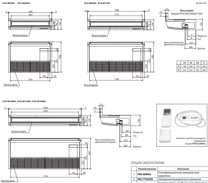 Кондиционер Mitsubishi Electric PCA-M100KA/PUHZ-P100VKA - фото 6 - id-p1812614673