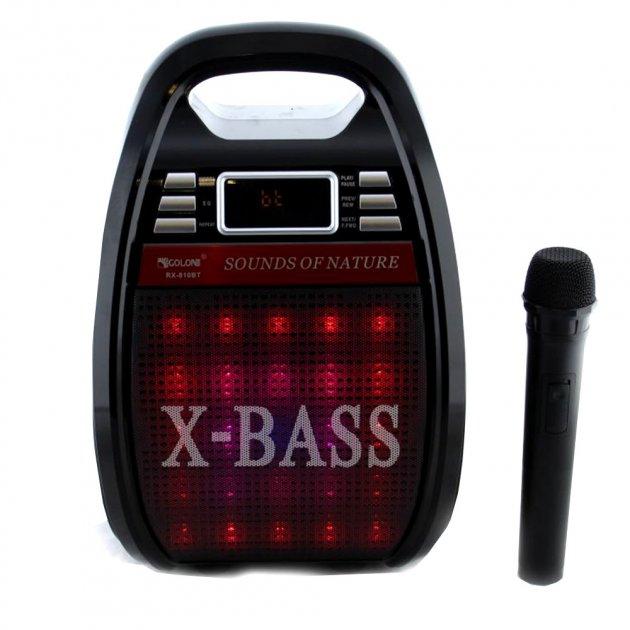 Акустична система Golon RX-810 | bluetooth колонка з пультом та мікрофоном, фото 1