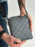 Мужская сумка нагрудная Луи Витон Небольшой Слинг стильная серая сумка Louis Vuitton