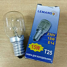 Лампа Lemanso T25 15W E14 для холодильника