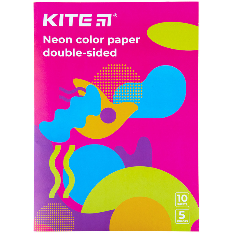 Папір кольоровий неоновий Kite Fantasy A4 K22-252-2
