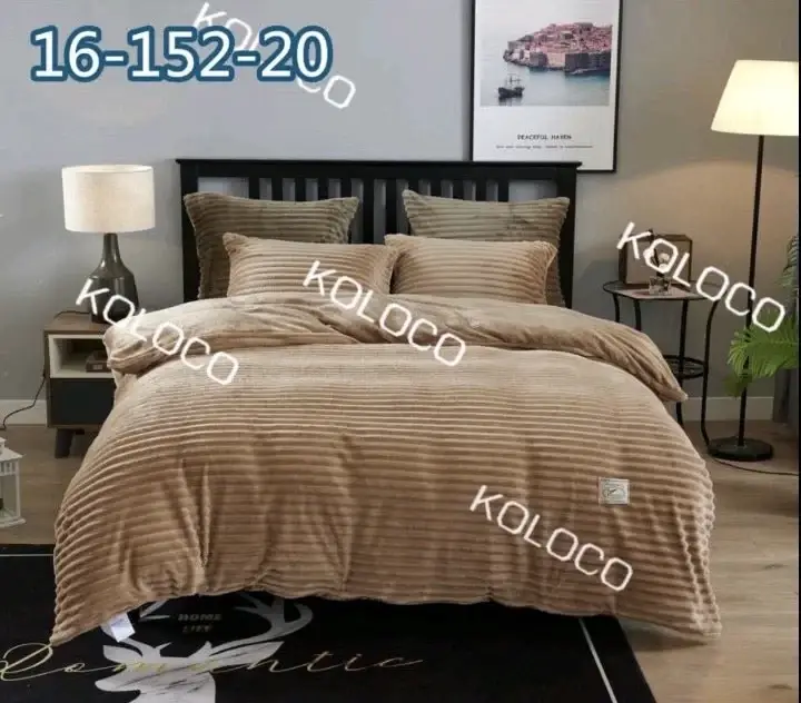 

Постельное белье велюровое шарпей плюш евро комплект 200х230см