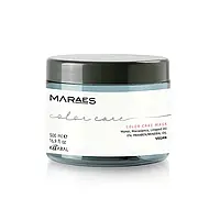 Маска для окрашенных волос с маслом макадамии и льняным маслом Kaaral Maraes Color Care Mask, 500 мл