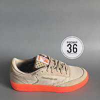 Кросівки жіночі Reebok Club C85 (Atomic Red). Оригінал