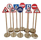 Набір для дітей "Знаки дорожнього руху" 10 шт. / Комплект ігрових дорожніх знаків для садка та школи, фото 2