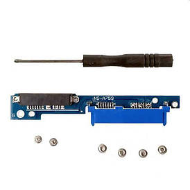 Перехідник Micro SATA 7+6 на SATA 7+15 для Lenovo 310 312 320 330 510 520 кадік оптібей caddy