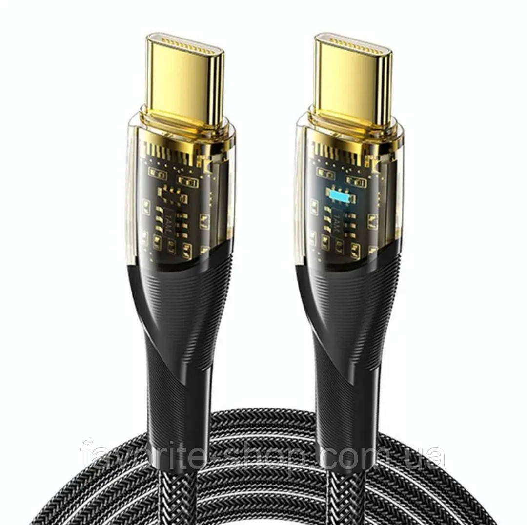 Кабель для заряджання телефона, ноутбука Essager PD100W (1.0м), фото 1