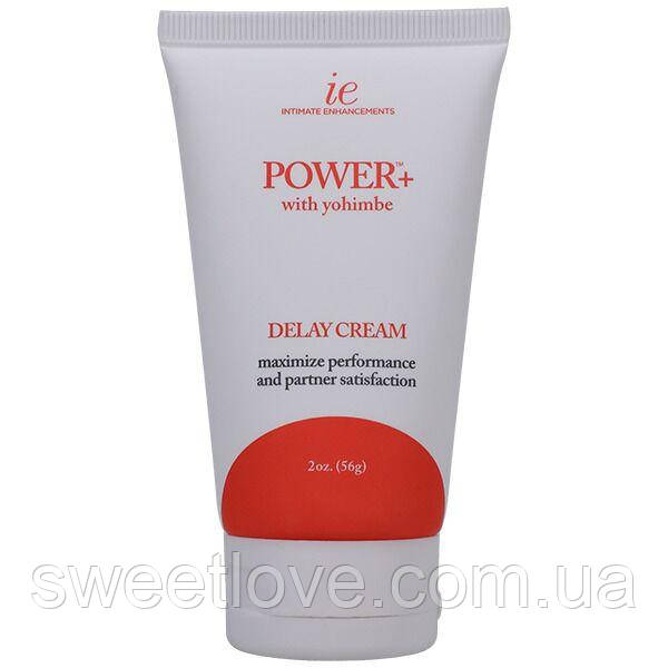 Потужний крем-пролонгатор з екстрактом Йохімбе Doc Johnson Power+ with Yohimbe Delay Cream (56 грамів)