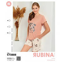 Пижама женская Rubina Secret. Комплект для дома и сна. Футболка и шорты