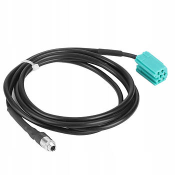 AUX кабель 3.5 мм (гніздо) для Renault Megane Clio Kangoo Laguna Scenic Traffic Espace symbol 6-pin mini ISO