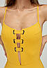 Жіночий купальник злитий Marc&Аndre L2102-241 (жовтий), фото 5