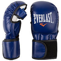 Перчатки для единоборств синие Everlast MMA, размер M