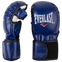 Перчатки для единоборств синие Everlast MMA, размер L