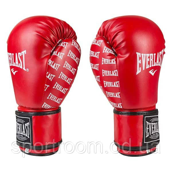 Боксерські рукавички 10oz червоні Everlast DX-380