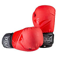 Боксерские перчатки матовые 8oz красные Everlast DX-3597
