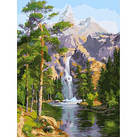 Картина по номерам 40х50 см DIY Горный водопад (EPH9548)