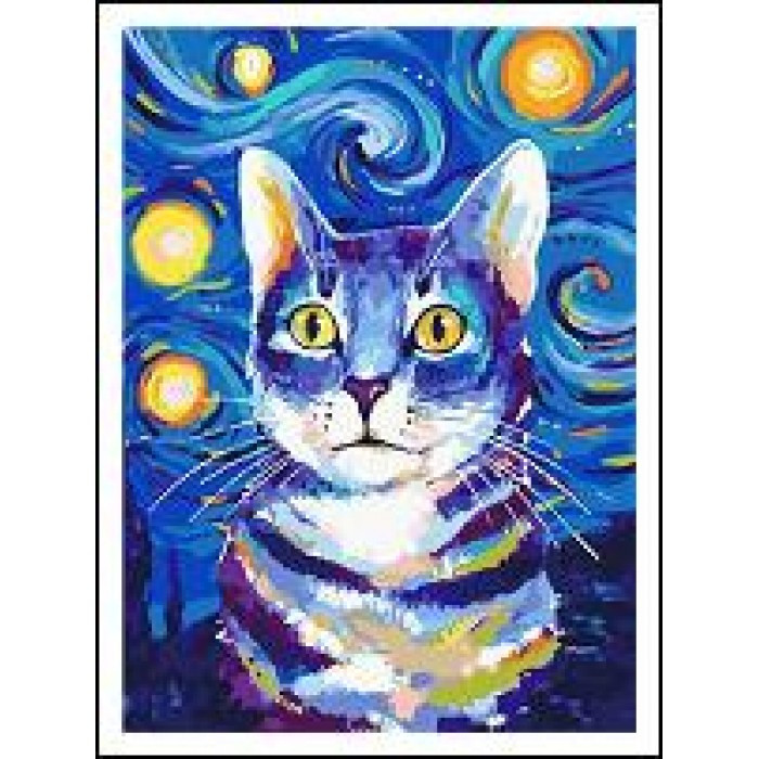 Картини по номерам 40х50 см DIY Кіт (RA5407)