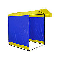 Торговая палатка «Стандарт» 1,5х1,5. Ф20 мм, Желто/Синий