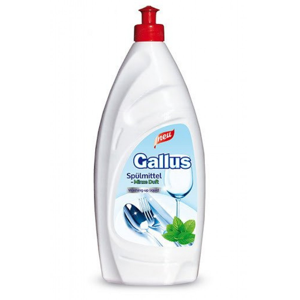 Засіб для миття посуду Gallus 900мл М`ята (4251415301404)
