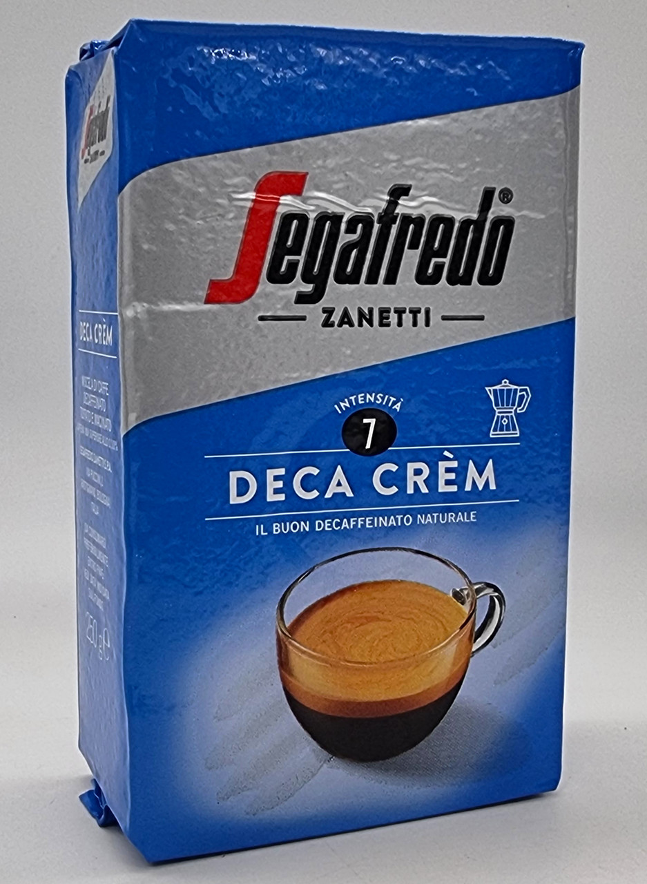 Кава мелена Segafredo DecaCrem 250 г Італія (без кофеїну)