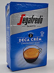 Кава мелена Segafredo DecaCrem 250 г Італія (без кофеїну)