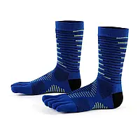 Носки Meikan с раздельными пальцами для спорта, бега, трекинга - Синий, Размер 41-43