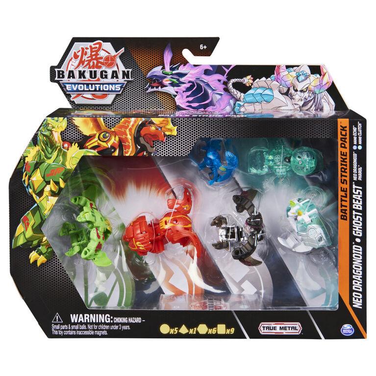 Набір Бакуганів Еволюції Bakugan Evolutions Neo Dragonoid & Ghost Beast Battle Strike Pack