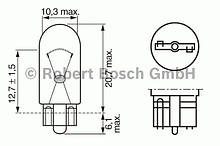 Лампа автомобiльна 1 987 302 517 (BOSCH)