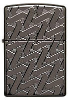 Красивая зажигалка Zippo 49173 Armor ® Geometric Weave Design эксклюзивный подарок мужчине