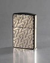 Красива запальничка Zippo 49173 Armor ® Geometric Weave Design ексклюзивний подарунок чоловікові, фото 2