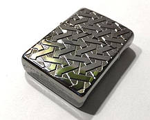 Красива запальничка Zippo 49173 Armor ® Geometric Weave Design ексклюзивний подарунок чоловікові, фото 3