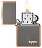 Оригінальна запальничка Zippo 49839ZL Rustic Bronze Zippo Logo вдалий подарунок чоловіку, фото 2