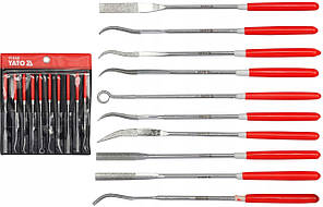 Набір Надфілів Алмазних Фігурних 10 шт YATO (YT-6145)