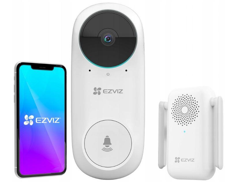 Бездротовий дверний дзвінок Ezviz DB2C 5 м 65 дБ Розумний дверний відеодзвінок WiFi Бездротовий відеодомофон