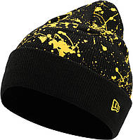 Шапка для хлопчиків New Era Splatter Cuff Knit, Чорний, 53-54