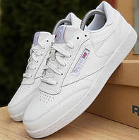 1, Білі кросівки Рибок Reebok Club C 85 Розмір US 4 — 23 см Оригінал