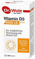 Пищевая добавка "Витамин Д3", 4000 МЕ - Dr. Wolz Vitamin D3 (968879)