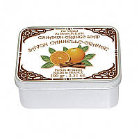 Натуральное мыло в жестяной упаковке "Корица и апельсин" Le Blanc Cinnamon Orange Soap (701504)