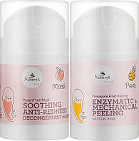 Набор - Bema Cosmetici Naturys Pineapple + Peach (f/peel/50ml + f/mask/50ml) (957860)