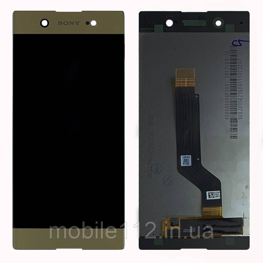 Дисплей (екран) Sony Xperia XA1 Ultra Dual G3212 G3221 G3223 G3226 з тачскріном (золотистий оригінал Китай), фото 1