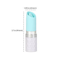 Вибратор Pillow Talk Lusty Luxurious Flickering Massager - Teal, фото 3